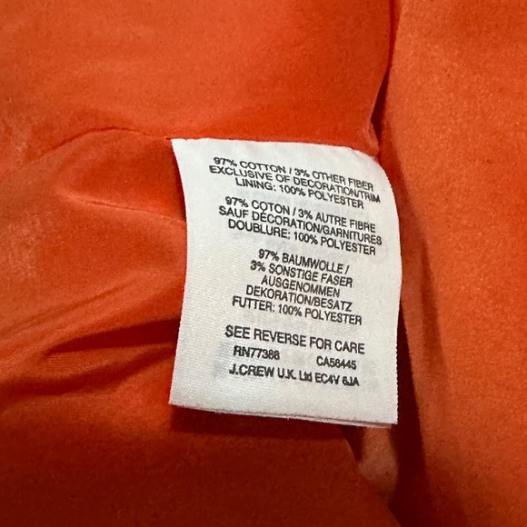 166 J.CREW | EUC Orange Tweed Sleeveless Sheath Dress (Size 6) - Picture 10 of 16